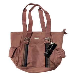 Minicci Mauve VTG Shoulder Bag Purse Y2K 90's BOHO Travel Colorful Pastel Spring